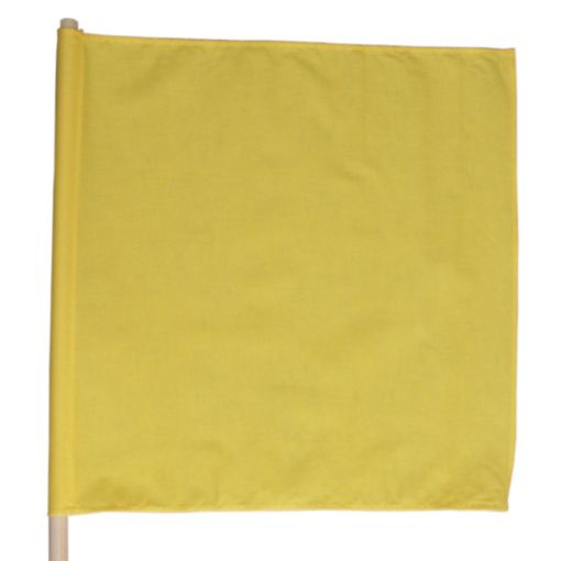 Bild von Warnflagge gelb