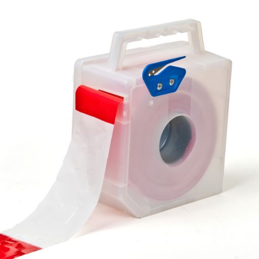Bild von Abrollbox aus Polyethylen, halbtransparent