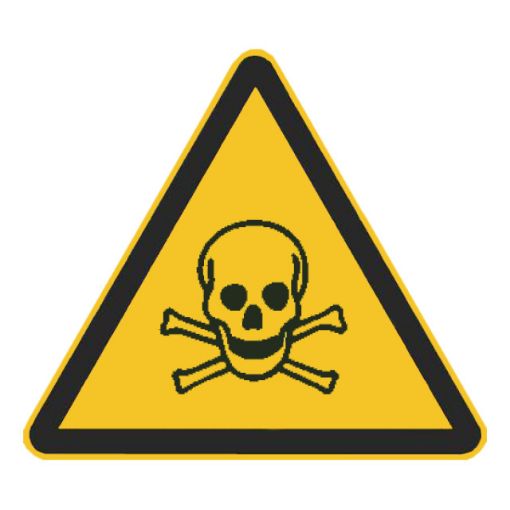 Bild von Warnzeichen Warnung vor giftigen Stoffen