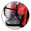 Bild von Rettungsrucksack ultraRUCKSACK EM III, rot, Fronttasche