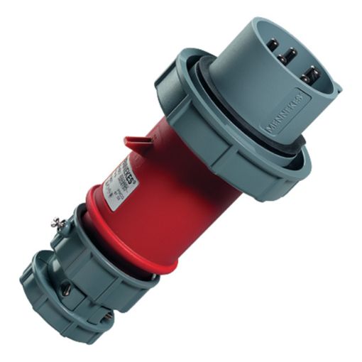 Bild von Drehstrom-CEE-Stecker Power TOP®, IP67, grau/rot