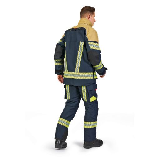 Bild von Einsatzjacke FIRE FLEX, Nomex® XTR, schwarzblau/gold