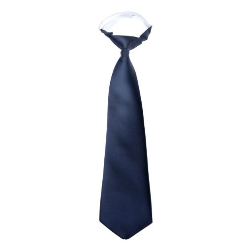 Bild von Krawatte HAUCKE dunkelblau, ohne Emblem, mit Knoten und Band