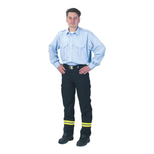 Bild von Bundhose, 100% Baumwolle FR, schwarzblau, Reflex