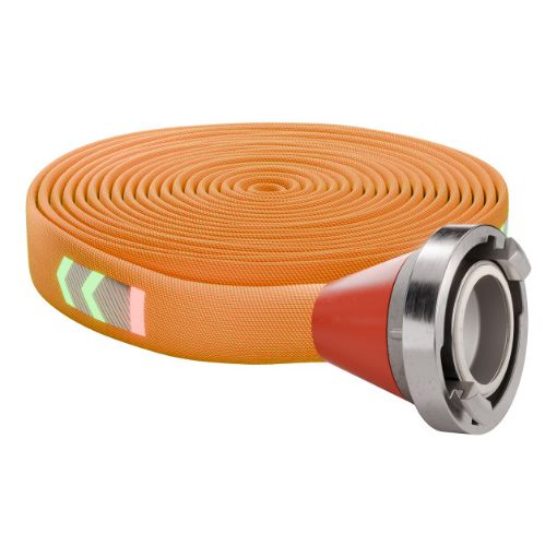 Bild von Druckschlauch BUFFALO SAFETY, orange/gelb, C 42, 30 m, mit Kupplungen