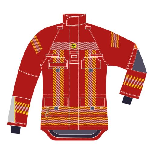 Bild von ASSISTANCE THL, rot, Jacke
