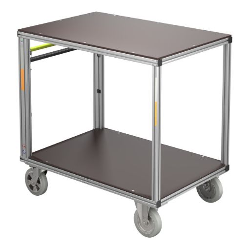 Bild von Universal-Rollcontainer mit 2 Plattformen, hoch