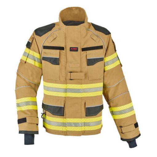 Bild von Einsatzjacke THL X-pro Solution, gold, FEUERWEHR leuchtgelb