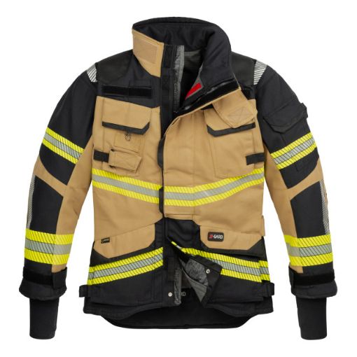 Bild von Überjacke ULTIMATE Fireblocker, gold/schwarzblau