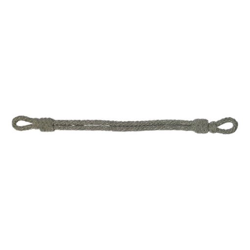 Bild von Mützenkordel, silberfarbig, 8 mm