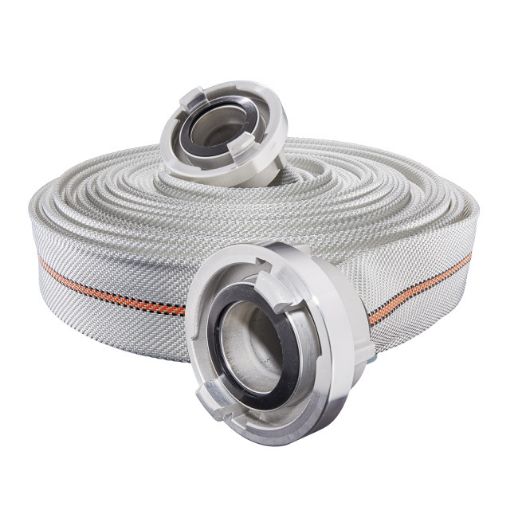 Bild von Druckschlauch TITAN 3F, weiß, C 42, 15 m, Easy-Fix Kupplungen