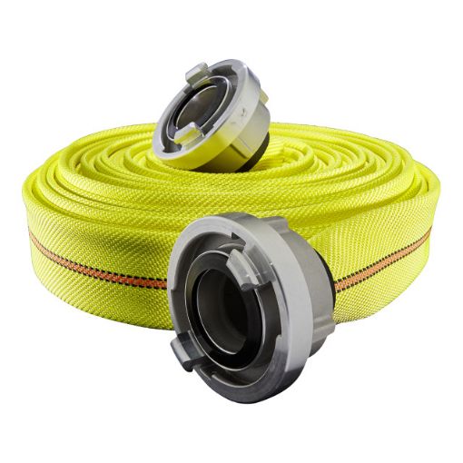 Bild von Druckschlauch TITAN 3F, neongelb, C 42, 30 m, Easy-Fix Kupplungen