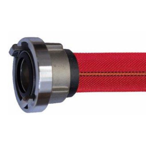 Bild von Druckschlauch TITAN 3F, rot, B 75, 15 m, Easy-Fix Kupplungen