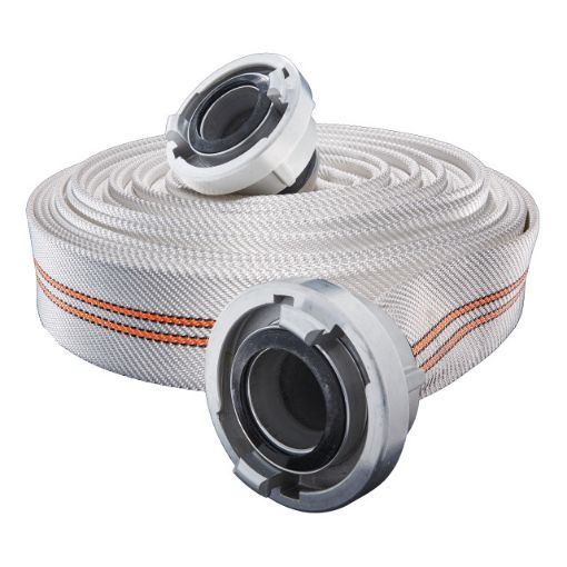 Bild von Druckschlauch TITAN COMBAT, weiß, C 52, 15 m, Easy-Fix Kupplungen