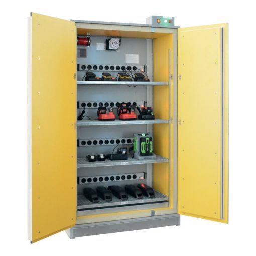 Bild von Akku-Ladeschrank Basic Charge El 90 ohne Löschsystem, 4 Leisten