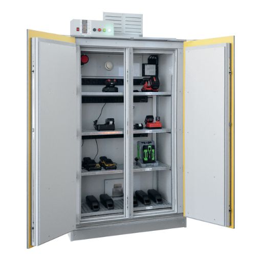 Bild von Akku-Ladeschrank Safe Pro Charge 90 ohne Löschsystem, 4 Leisten