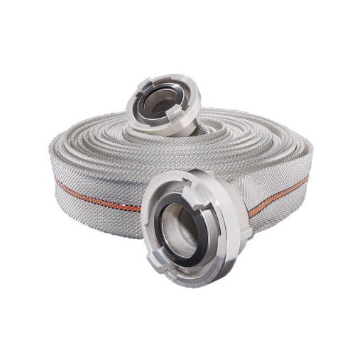 Bild von Druckschlauch TITAN 3F, weiß, D 25, 10 m, mit Saugkupplungen