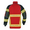 Bild von Überjacke X-Pro Dynamic, rot/dunkelblau, Druck FEUERWEHR gelb
