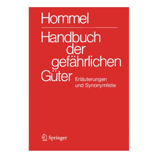 Bild von Handbuch der gefährlichen Güter, Erläuterungen II