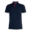 Bild von UVEX Herren Poloshirt, schwarzblau/rot