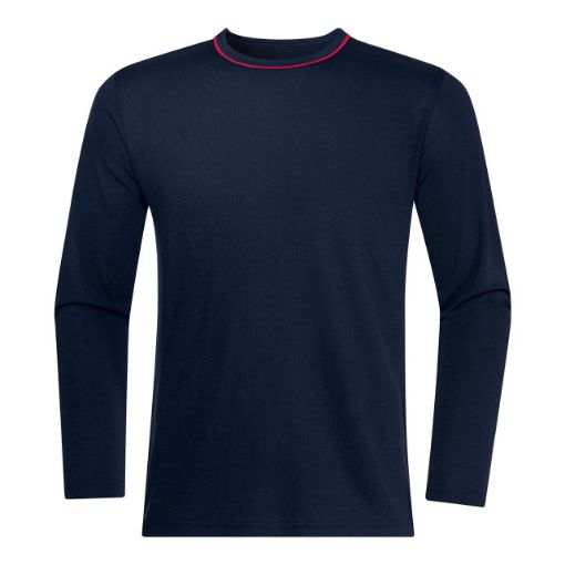 Bild von UVEX Langarm-Shirt, schwarzblau/rot