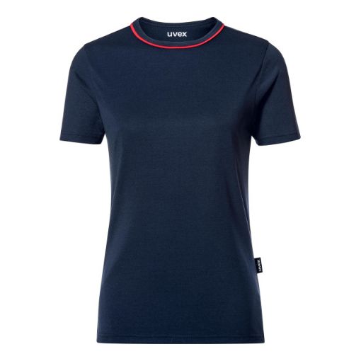 Bild von UVEX Damen T-Shirt, navy/rot