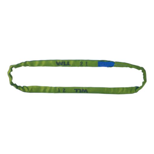 Bild von Rundschlinge, Tragkraft 2 t (grün), 5,5 m mit Kantenschutz