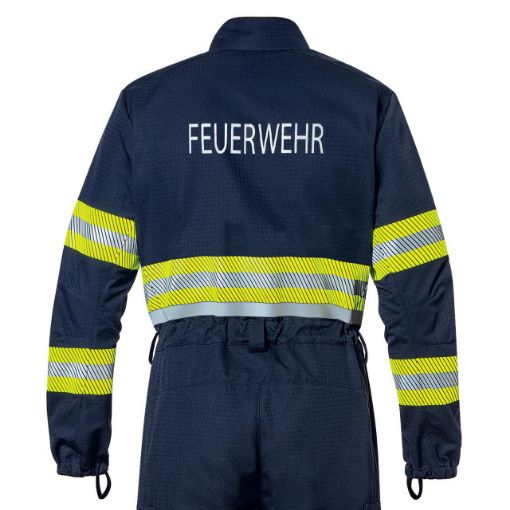 Bild von Rückenaufdruck Ortsname silber reflektierend, flammfest