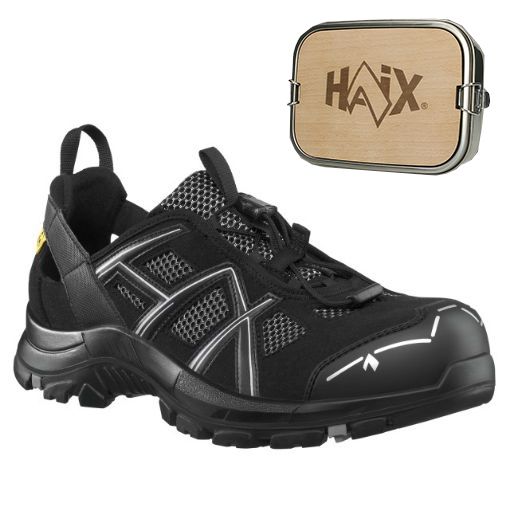 Bild von Schnürschuh BLACK EAGLE® SAFETY 61.1 LOW schwarz/silber