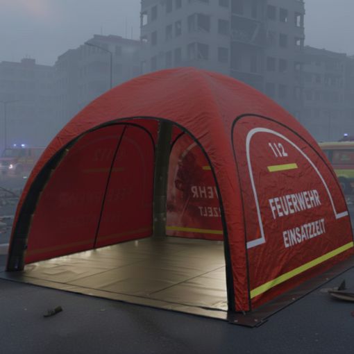 Bild von Schnelleinsatzzelt 5x5 m, mit Bodenplane