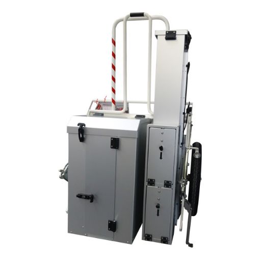 Bild von Einpersonen-Haspel VERKEHR PLUS FALTLEITKEGEL, MILWAUKEE, Ausführung links