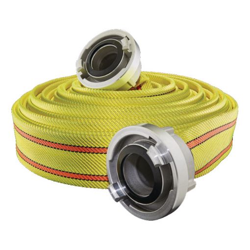 Bild von Druckschlauch TITAN X-TREME, gelb, D 25, 5 m, Easy-Fix Kupplungen