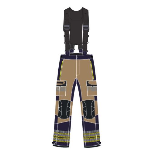 Bild von Bundhose IGNIS 469 CHALLENGER Modell 503, gold/schwarzblau