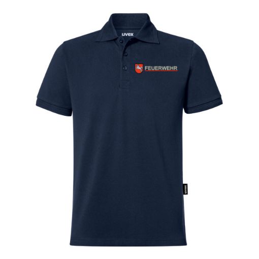 Bild von UVEX Herren Polo-Shirt Nds. FwVO 2025 aus 100% Baumwolle