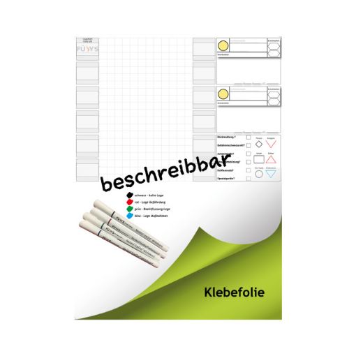 Bild von Einsatzfolie A2 Führungsstufe AB, selbstklebend