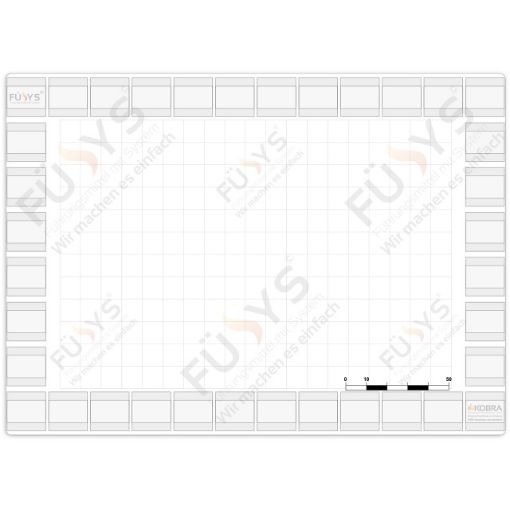Bild von Taktische Arbeitsfolie A2, magnetisch, Lageskizze
