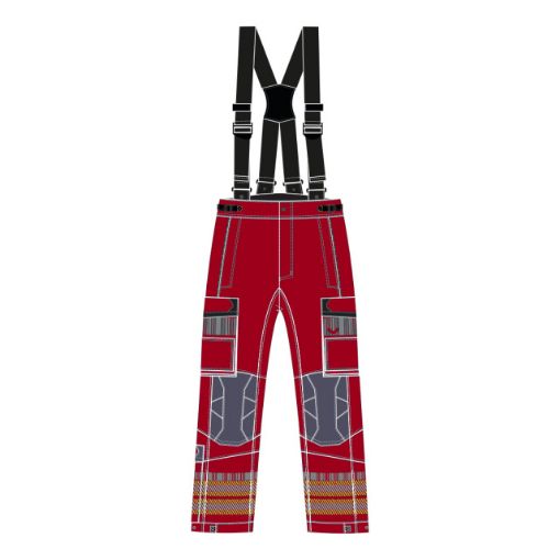 Bild von Bundhose IGNIS WTR, rot mit Membran